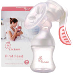 R For Rabbit First Feed Breast Pump - Pink - 1 Unit